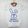 My 1st Easter Baby Grow Blue
