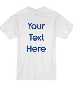 Write Your On A Kids T-Shirt Royal Blue