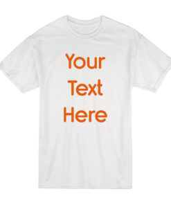 Kids T-Shirt Orange Text
