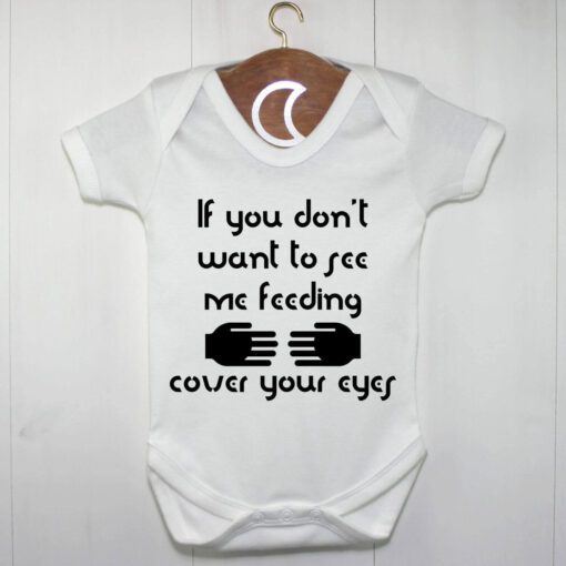 Cover Your Eyes Baby Grow
