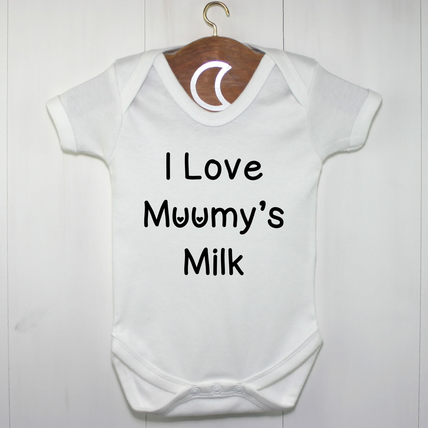 I Love Mummy's Milk Baby Grow | Public Breastfeeding Awareness