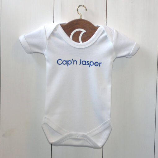 Baby Grow Blue Text