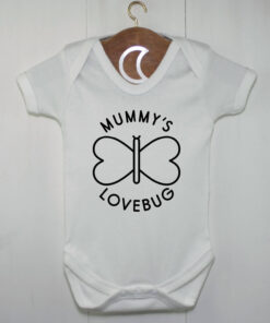 Mummys Lovebug Baby Grow Black