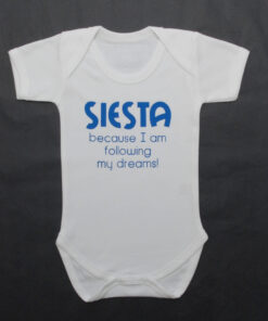 Siesta Baby Grow Photo in Royal Blue